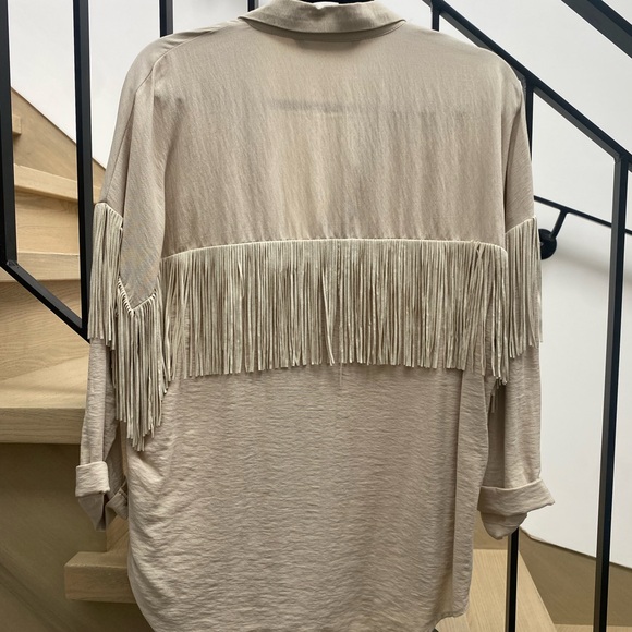Zara Fringe Blouse - Picture 2 of 3